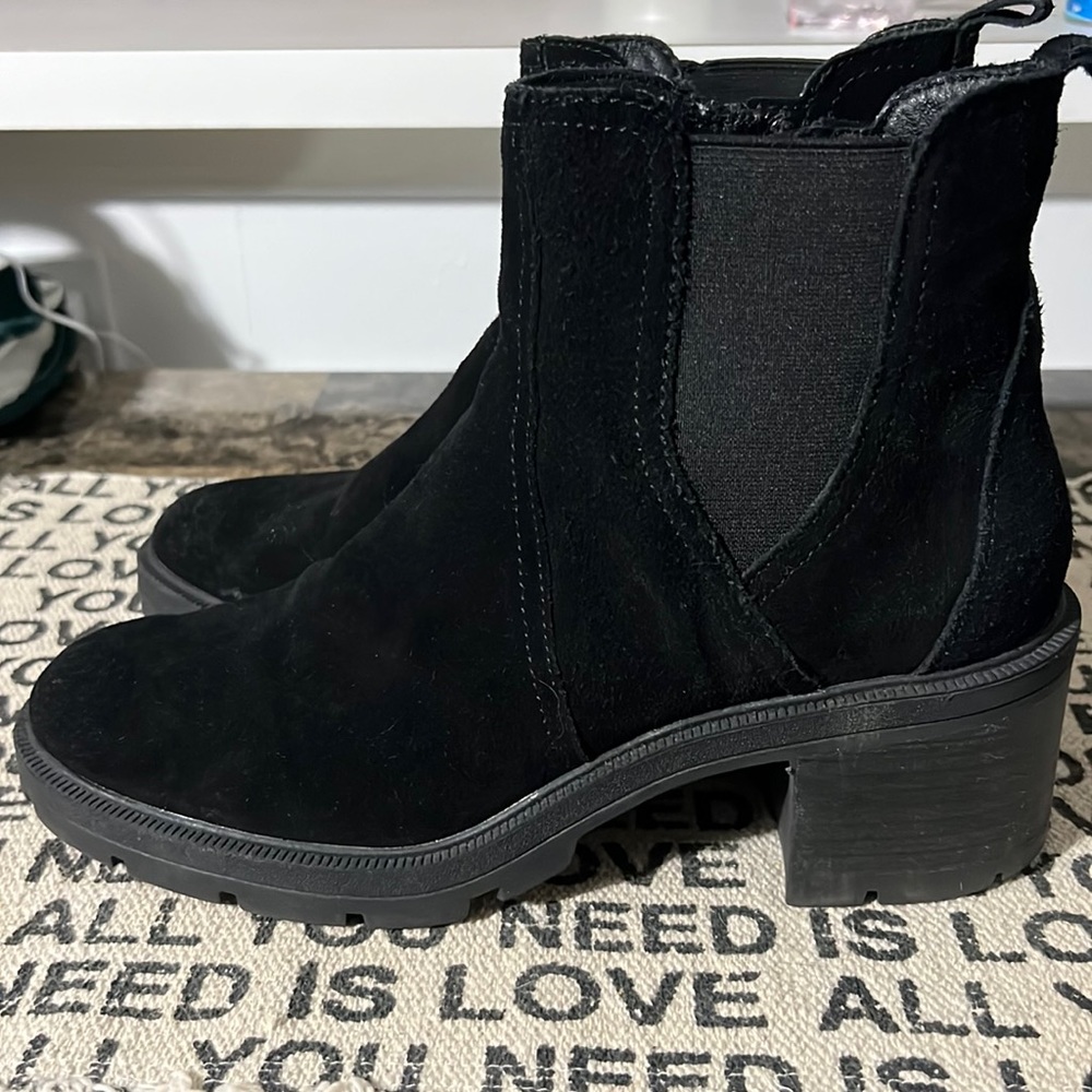 LUCKY BRAND SODETI SUEDE BOOTS